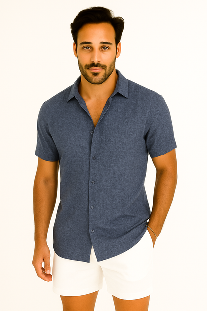 Chemise à Manches Courtes Légère | Confort et Style pour Été