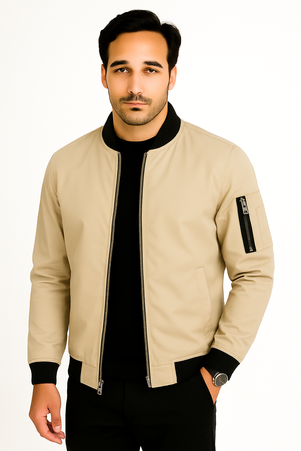 Veste Bomber Élégante pour Hommes | Style Moderne et Confort Quotidien