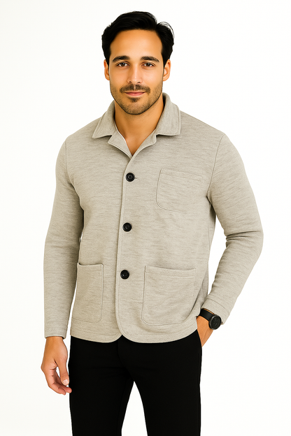 Blazer Élégant Décontracté pour Homme | Style Polyvalent et Confortable