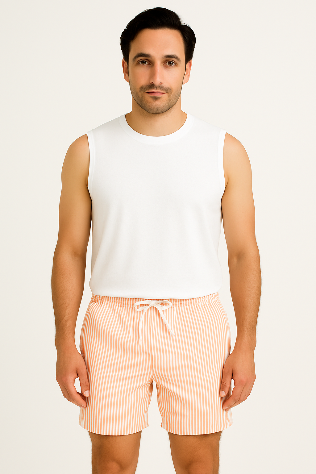 Short de Bain Rayé pour Hommes | Confort et Style à la Plage