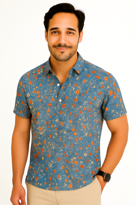 Polo Tropical pour Homme | Style Coloré et Confortable à Manches Courtes