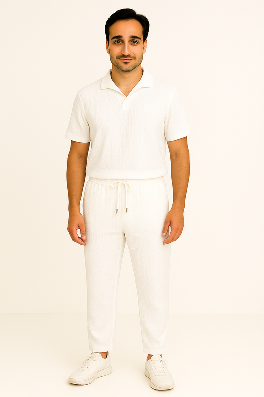 Ensemble d'Été Élégant pour Hommes | Confort Léger et Style Coordonné