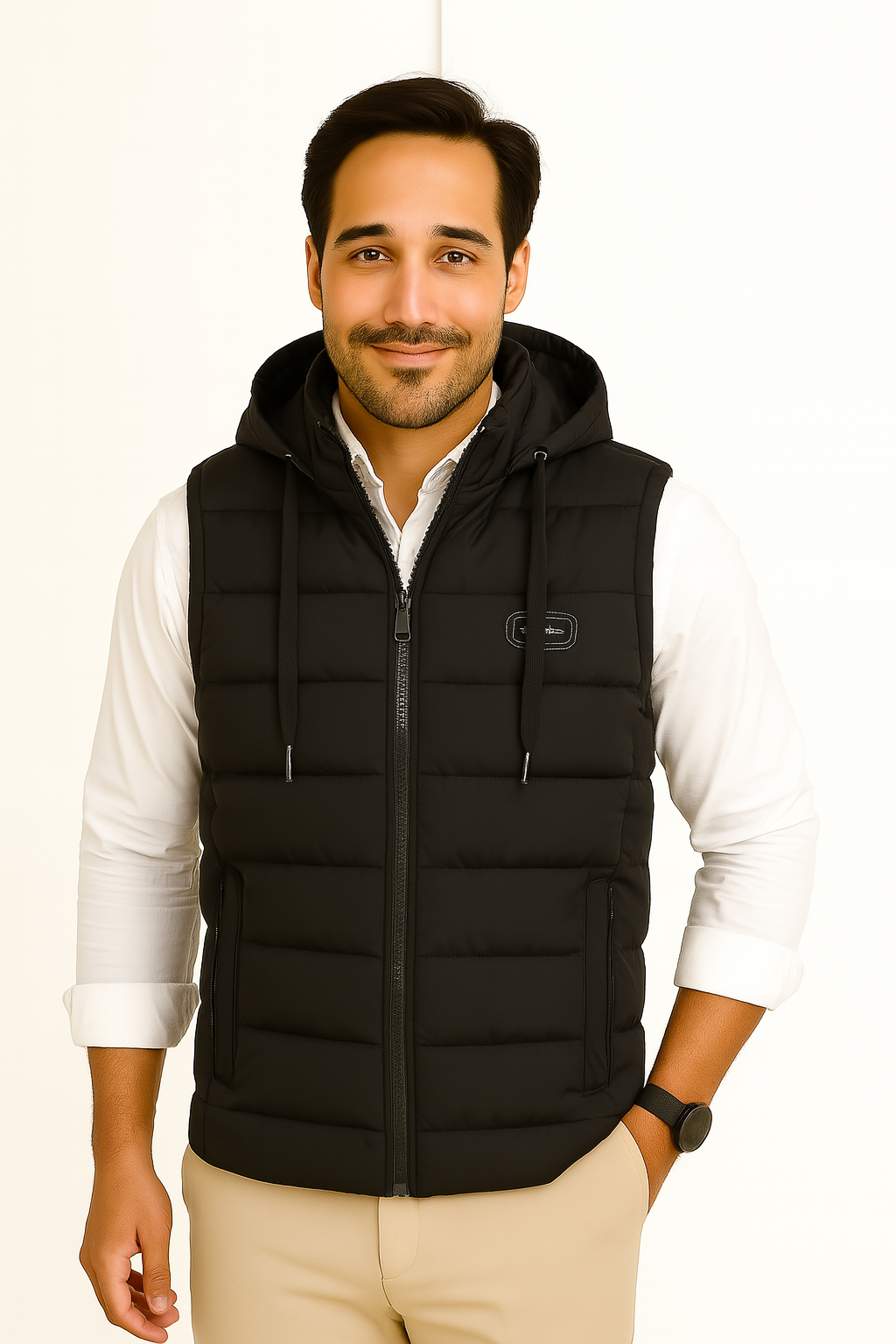 Gilet Chauffant Léger pour Hommes | Confort, Mobilité et Style Élégant