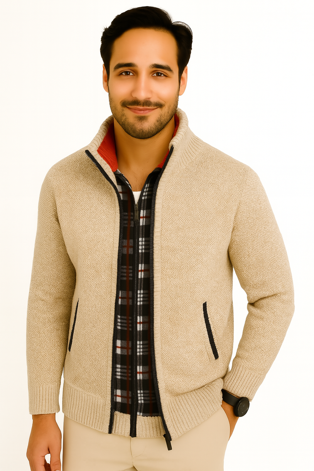Pull Isolant Coupe-Vent pour Hommes | Confort et Protection en Plein Air