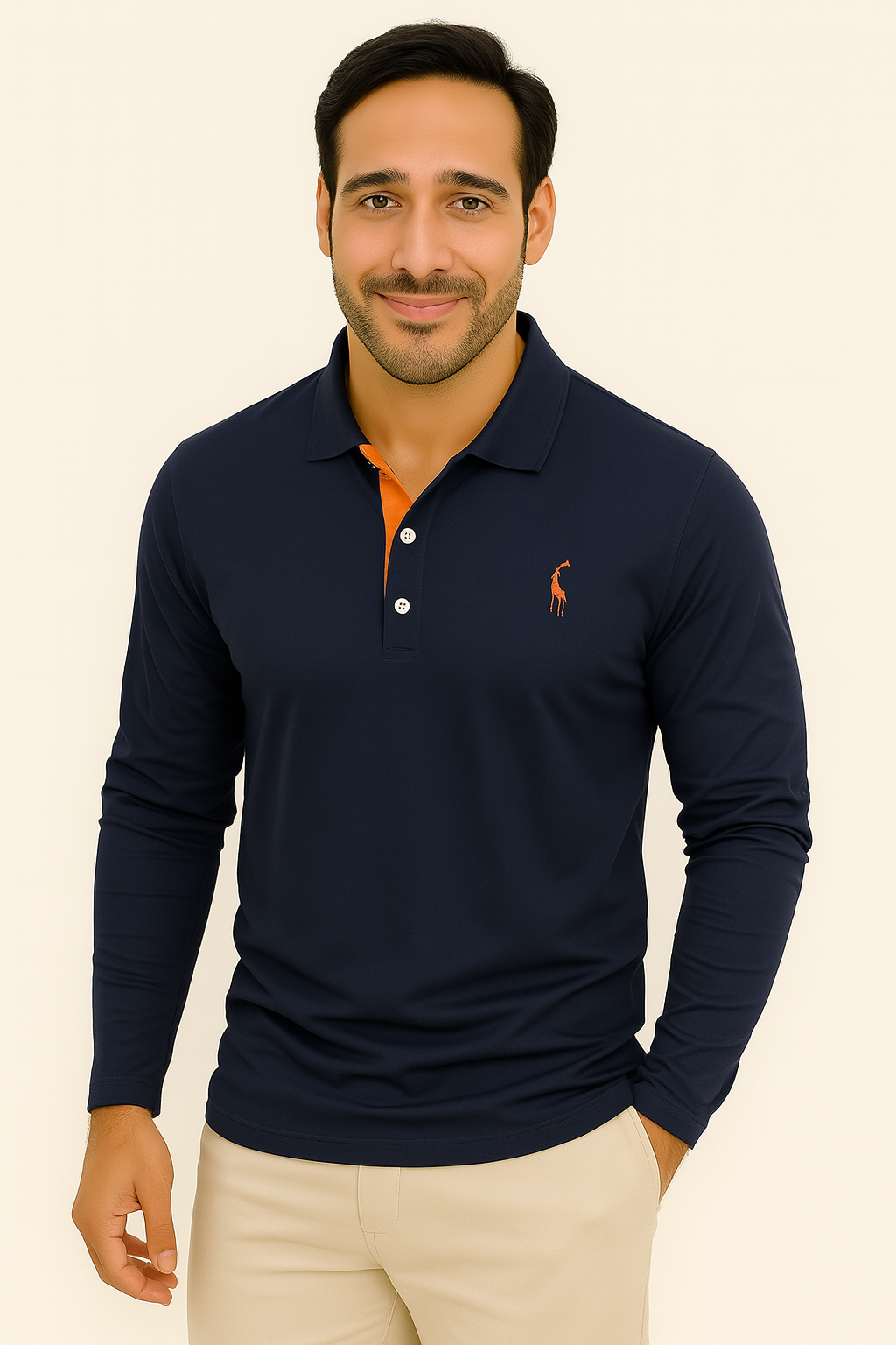 Polo à Manches Longues Classique | Style Intemporel et Confort Durable