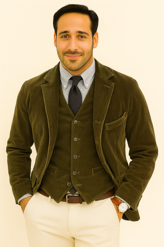 Blazer en Velours Côtelé pour Homme | Élégance et Confort au Quotidien