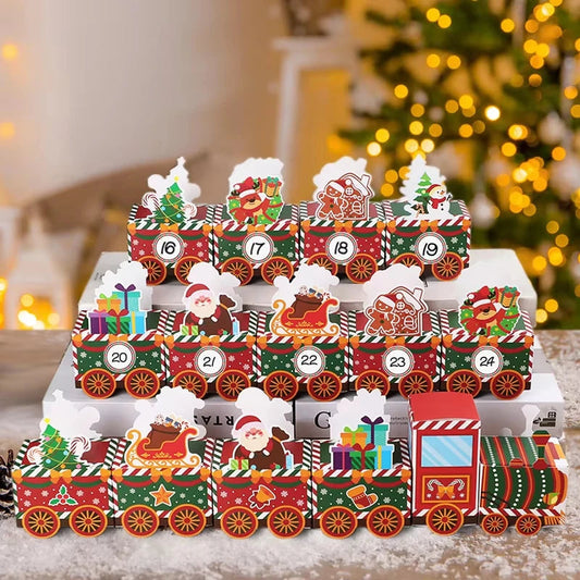 Calendrier de l'Avent pour Enfants | 24 Boîtes à Remplir de Surprises