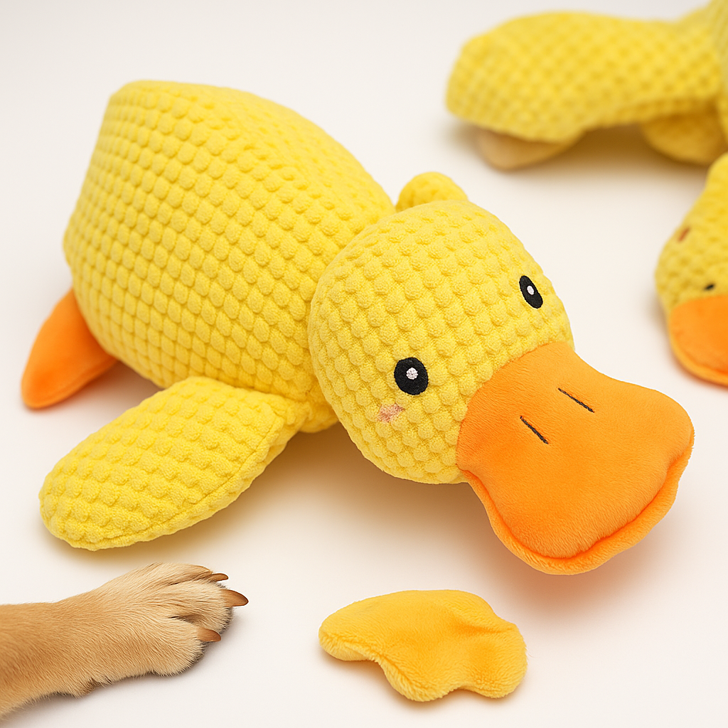 Jouet pour Chien en Peluche | Doux, Durable et Avec Couinement