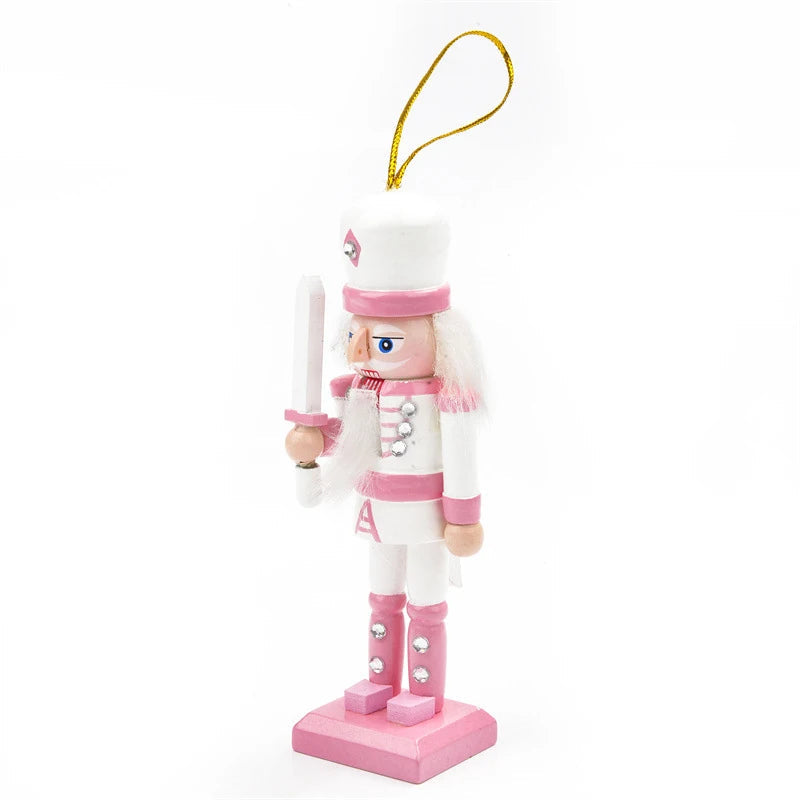 Figurines de Casse-Noisettes Cartoon | Décoration Rose Amusante et Unique