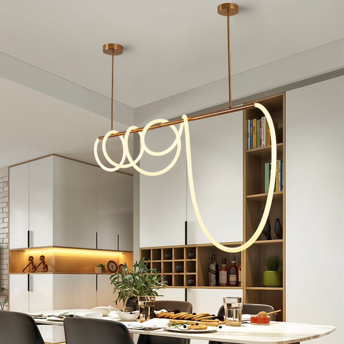 Suspension LED Contemporaine | Design Élégant et Flexible