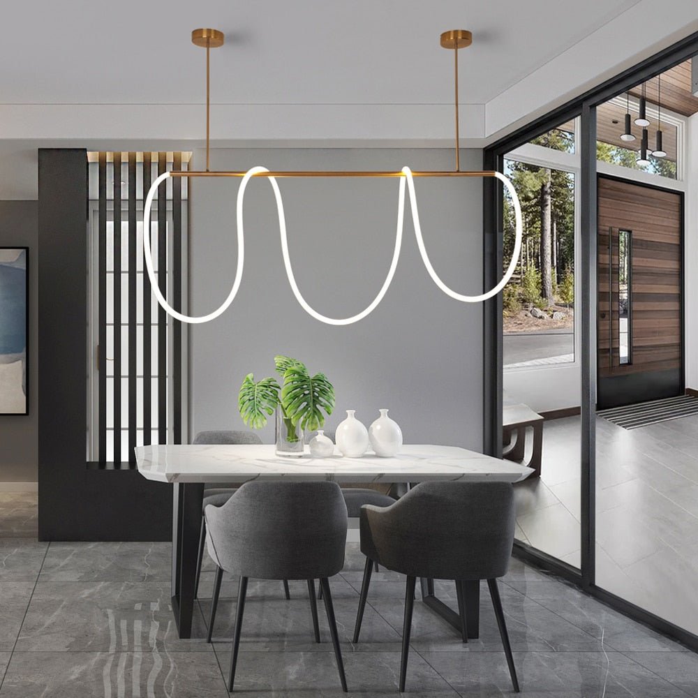 Suspension LED Contemporaine | Design Élégant et Flexible