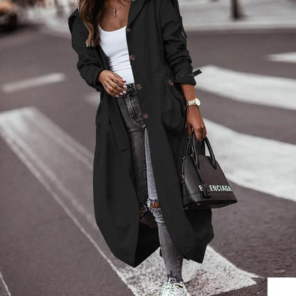 Manteau Imperméable Long pour Femmes | Chic et Léger pour le Printemps