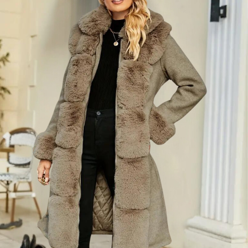 Manteau d'hiver en Peluche | Élégance et Confort pour Femmes