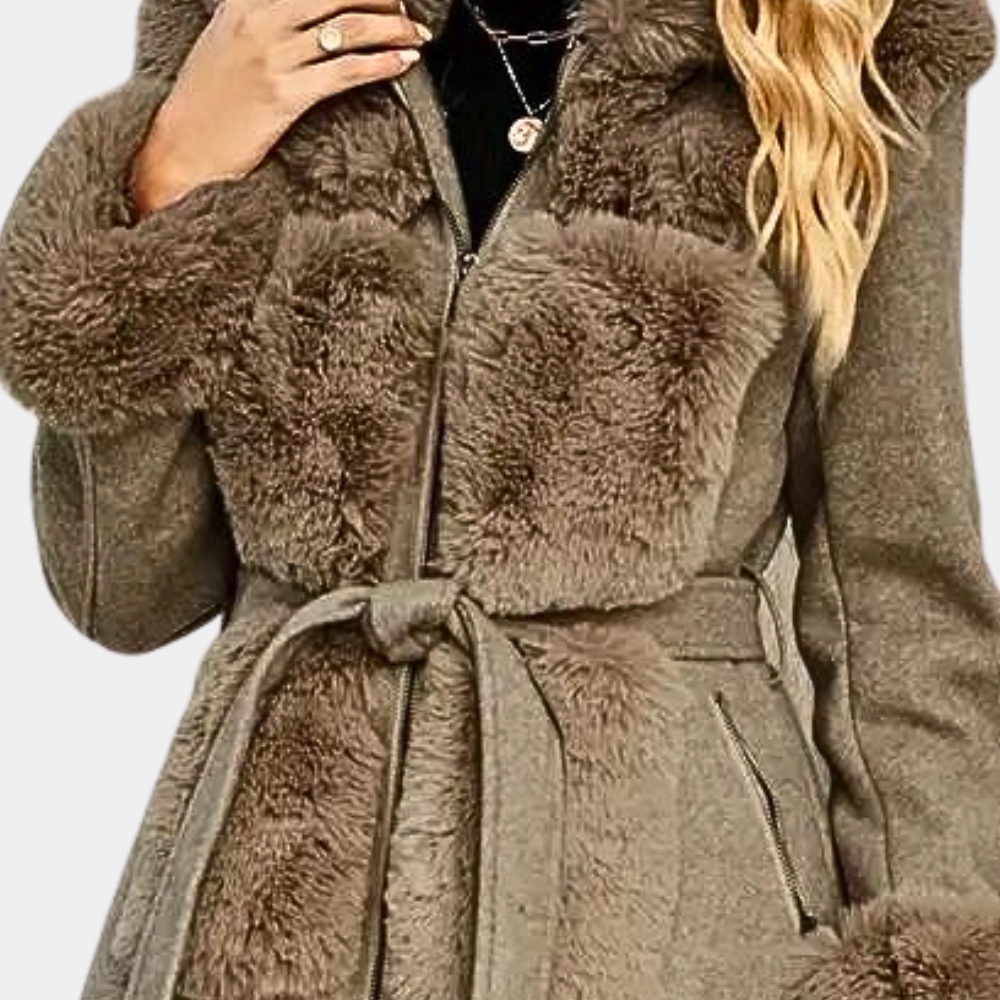 Manteau d'hiver en Peluche | Élégance et Confort pour Femmes
