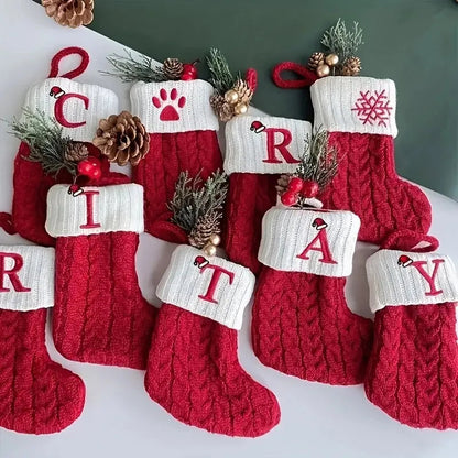 Chaussettes de Noël Personnalisées | Décor Festif et Cadeau Unique