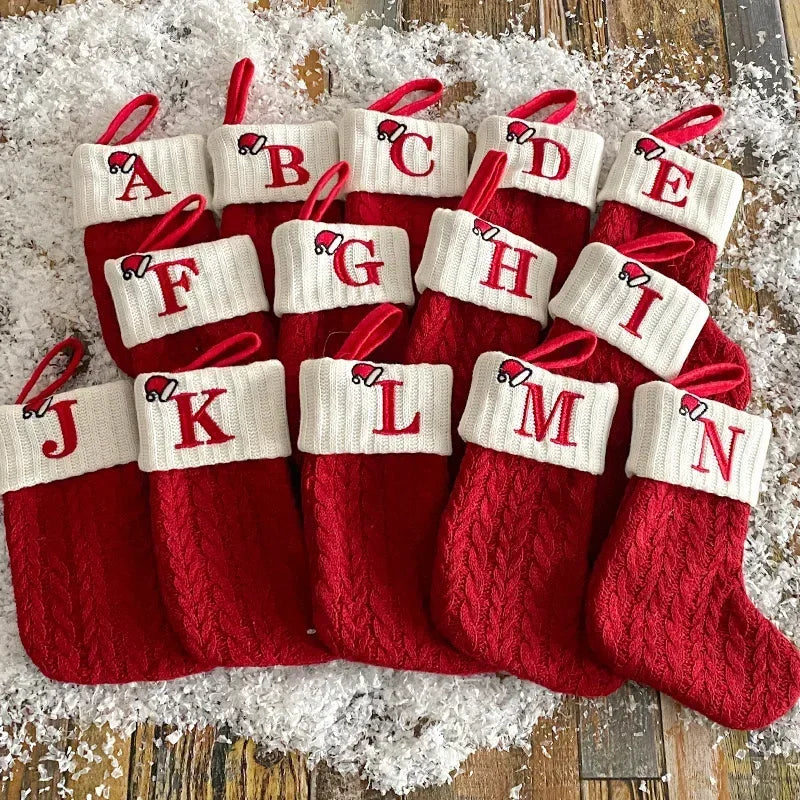 Chaussettes de Noël Personnalisées | Décor Festif et Cadeau Unique