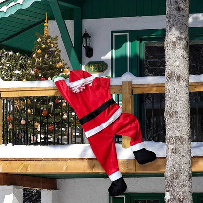 Décoration de Noël Santa Suspendue | Touche Festive et Luxueuse pour Intérieurs