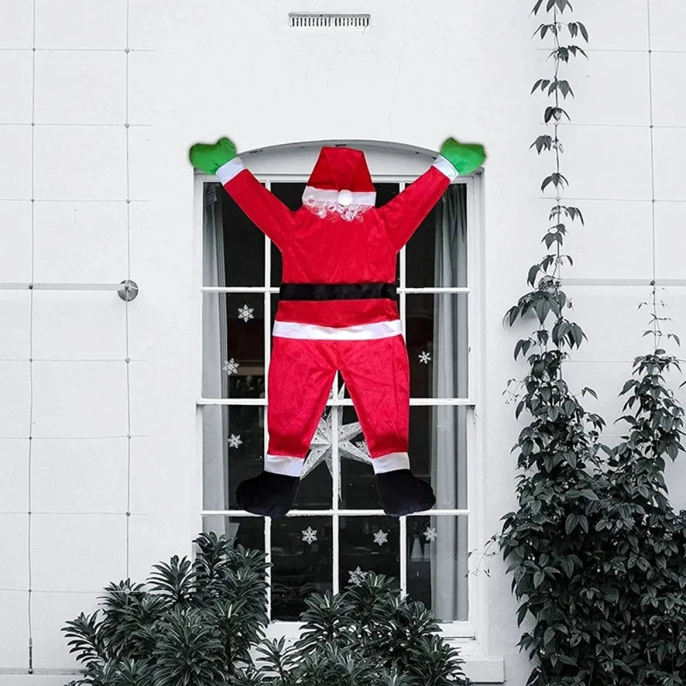 Décoration de Noël Santa Suspendue | Touche Festive et Luxueuse pour Intérieurs