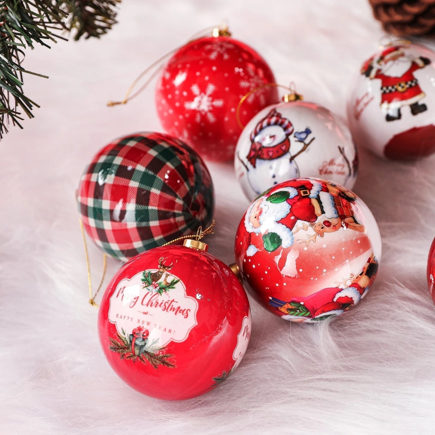 Ornements de Noël Élégants | Décoration Festive et Durable