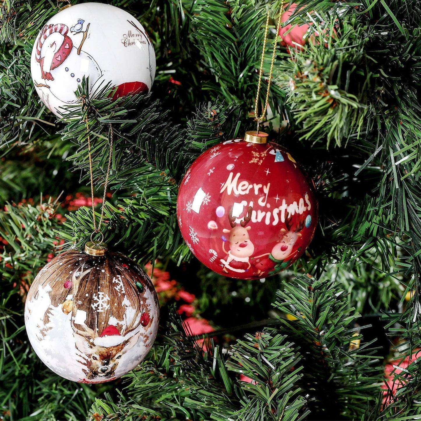 Ornements de Noël Élégants | Décoration Festive et Durable