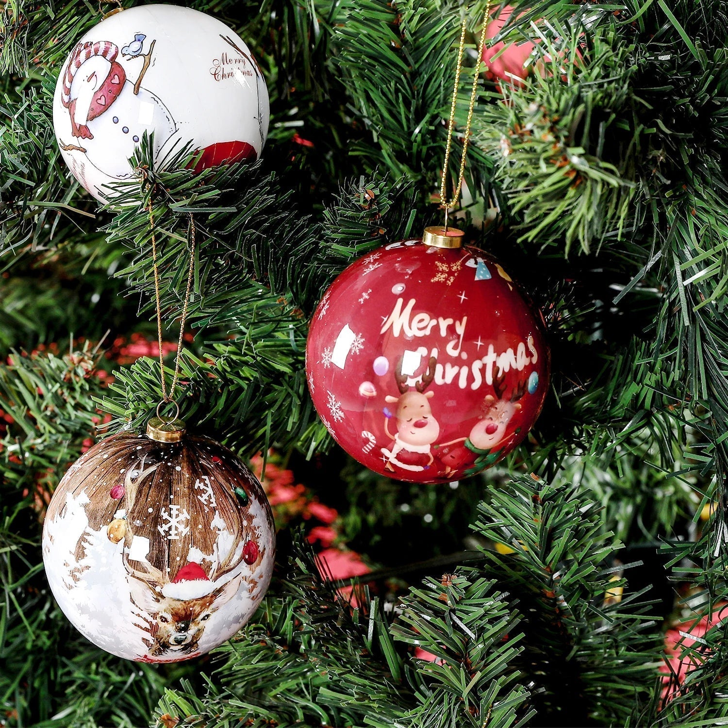 Ornements de Noël Élégants | Décoration Festive et Durable