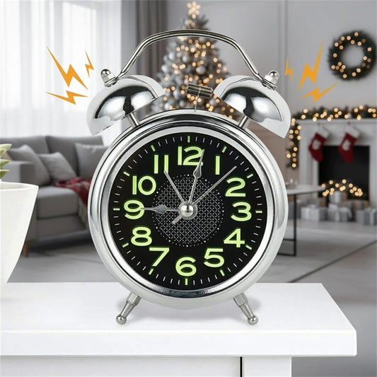 Réveil Fort pour Dormeurs Lourd | Design Rétro à Double Cloches