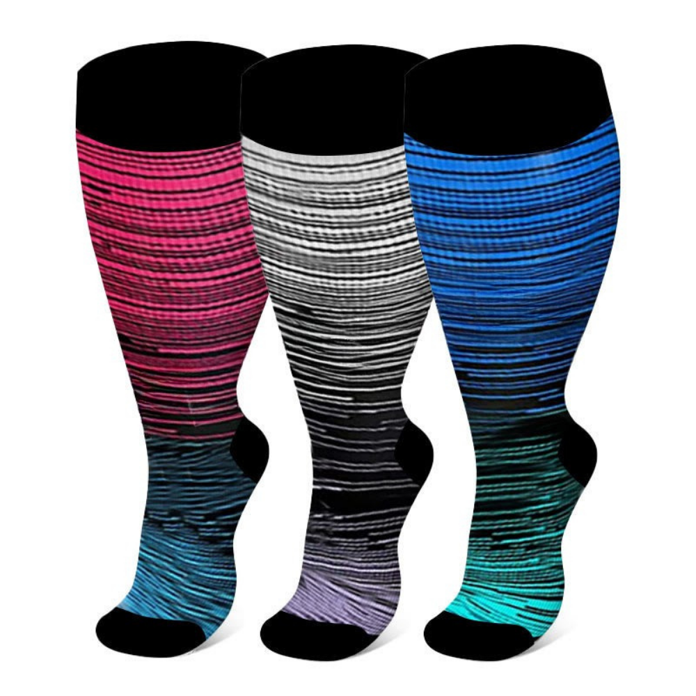Chaussettes de Compression pour Jambes | Améliore la Circulation et le Confort