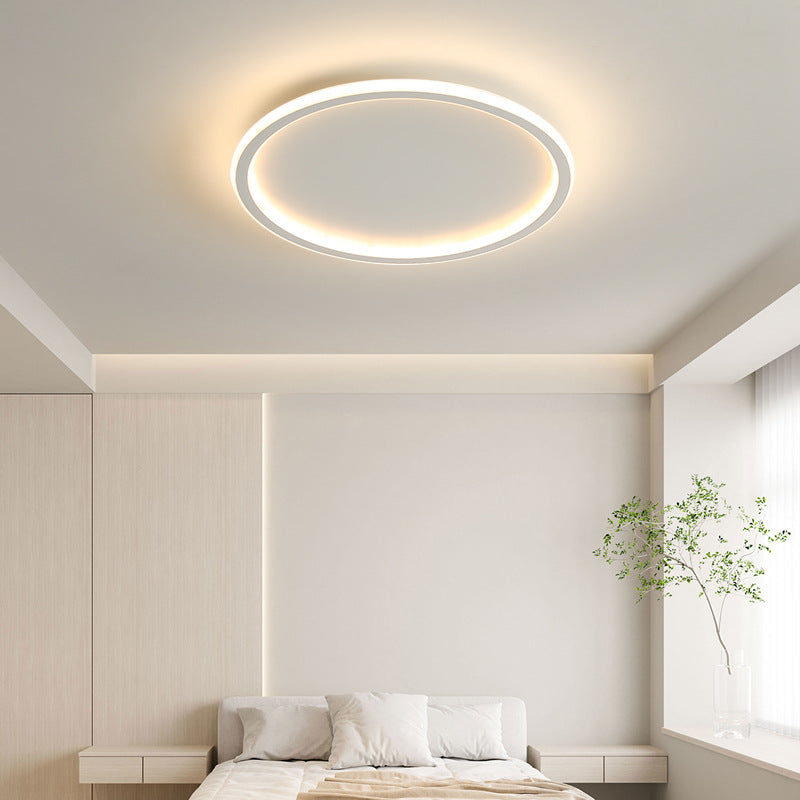 Lampe de Plafond Scandinave Ronde | Design Élégant et Atmosphère Chaleureuse