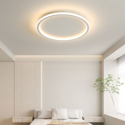 Lampe de Plafond Scandinave Ronde | Design Élégant et Atmosphère Chaleureuse