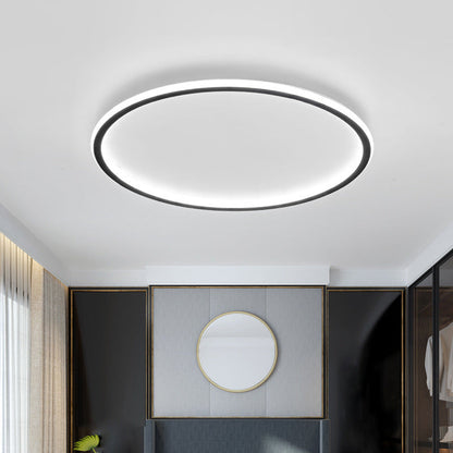 Lampe de Plafond Scandinave Ronde | Design Élégant et Atmosphère Chaleureuse