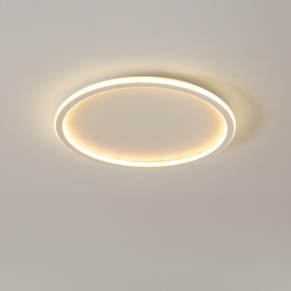 Lampe de Plafond Scandinave Ronde | Design Élégant et Atmosphère Chaleureuse