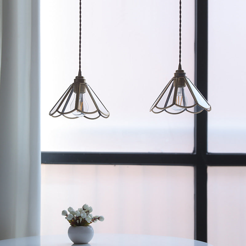 Suspension en Verre Vintage | Élégance Intemporelle et Chaleur Ambiante