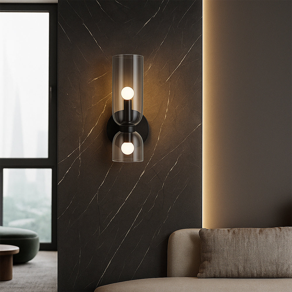 Applique Murale en Verre Design | Élégance Contemporaine et Ambiance Chaleureuse