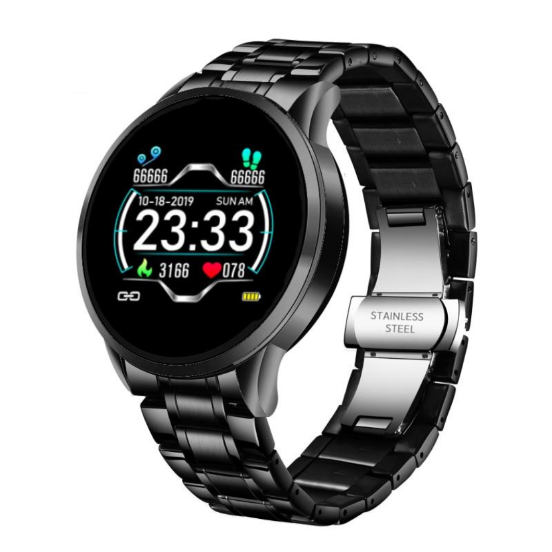 Montre Intelligente Classique | Suivi de la Santé et Notifications