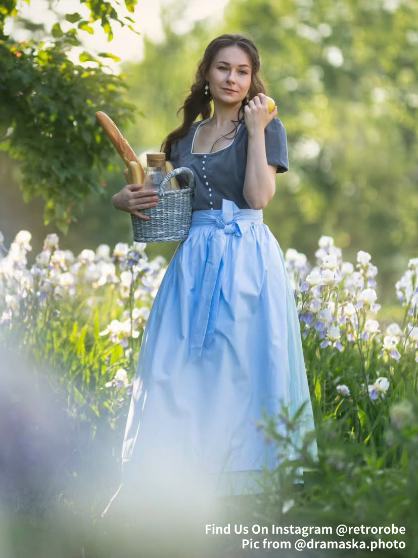Robe Dirndl Traditionnelle Oktoberfest | Élégance et Confort Authentiques