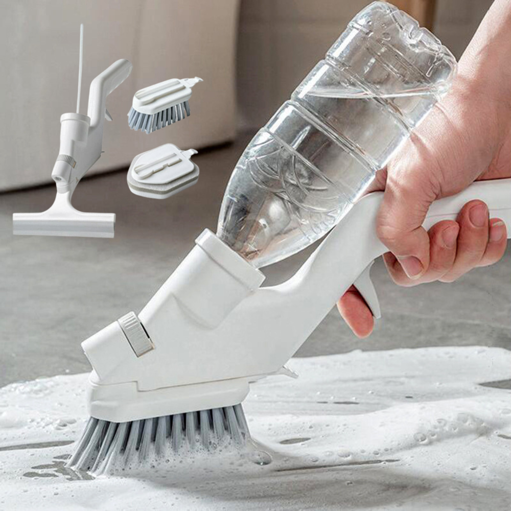 Éponge de Nettoyage pour Salle de Bain | Ergonomique et Efficace avec Distributeur de Savon