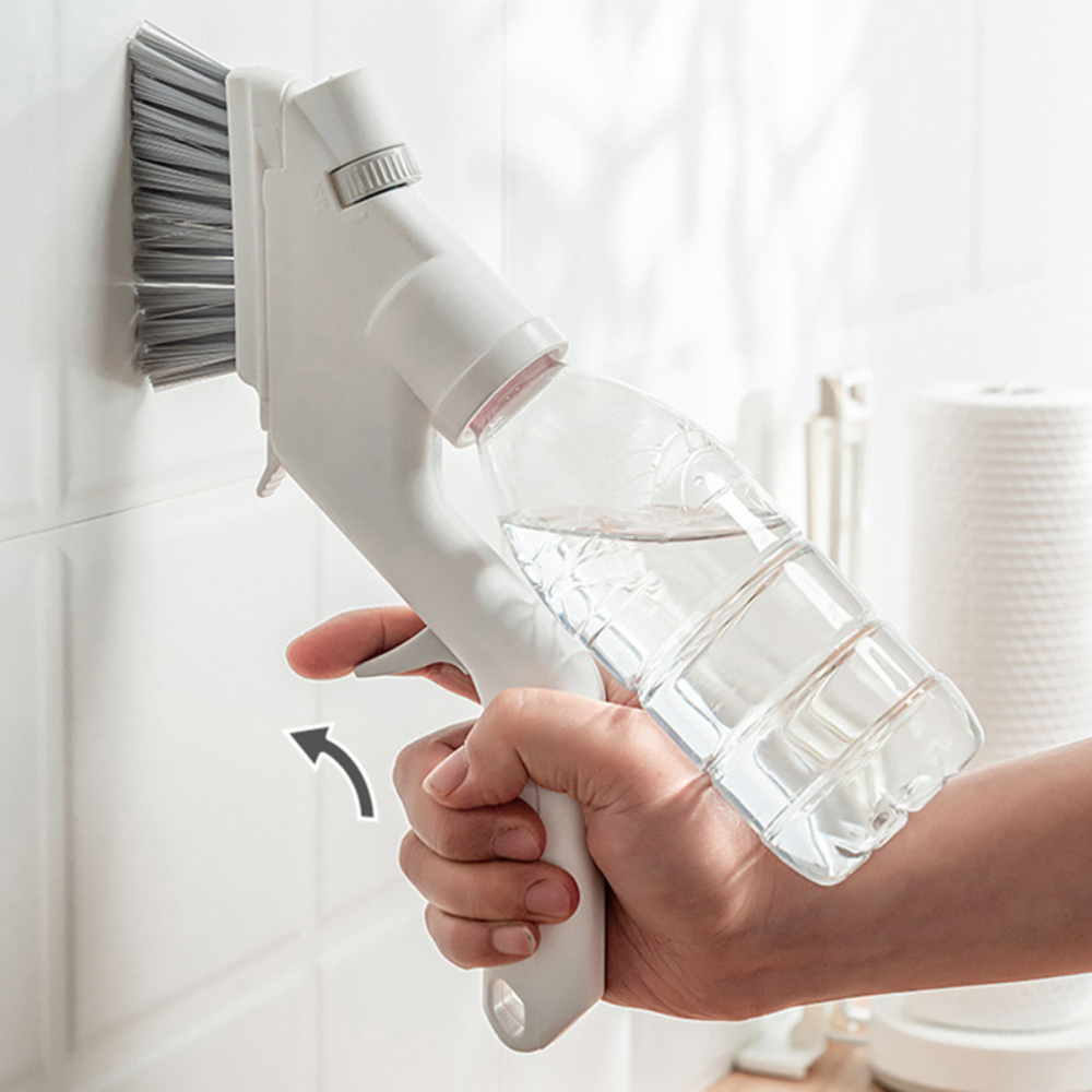 Éponge de Nettoyage pour Salle de Bain | Ergonomique et Efficace avec Distributeur de Savon
