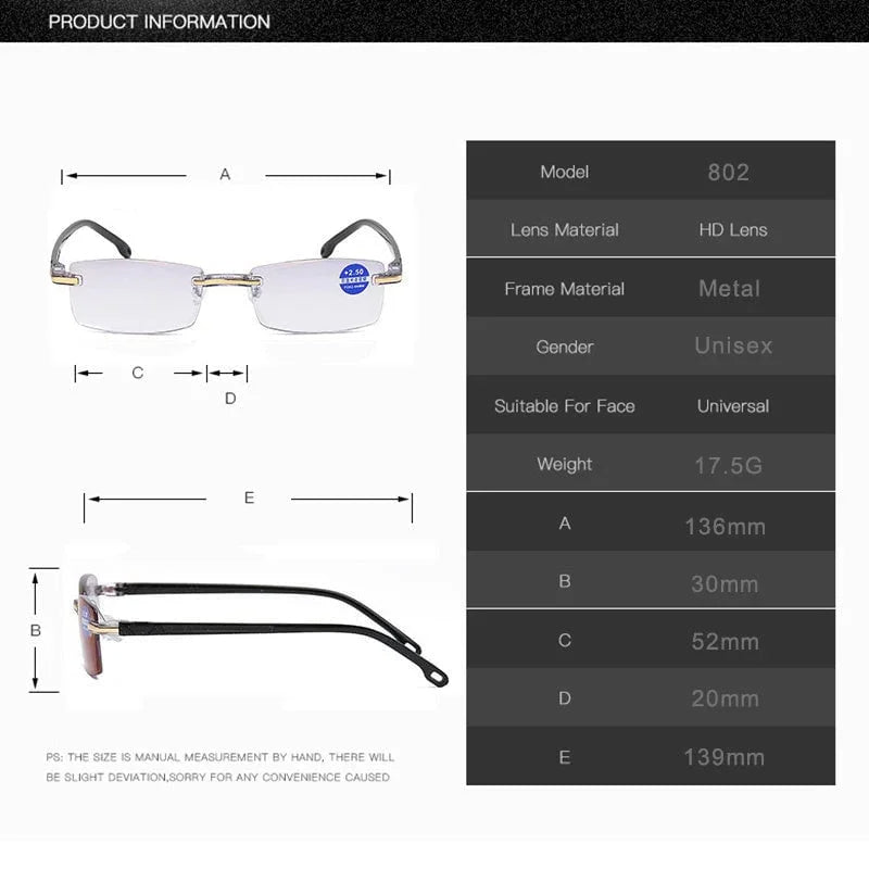 Lunettes Progressives Anti-Lumière Bleue | Confort et Clarté de Vision Quotidienne