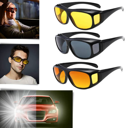 Lunettes de Conduite Nocturne Anti-éblouissement | Vision Claire et Confort Optimal