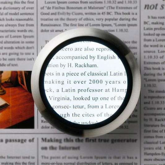 Loupe LED de Lecture avec Grossissement | Idéale pour Détails et Loisirs Créatifs