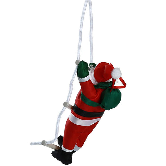 Ornement de Noël Père Noël Grimpant | Décoration Ludique en Trois Tailles