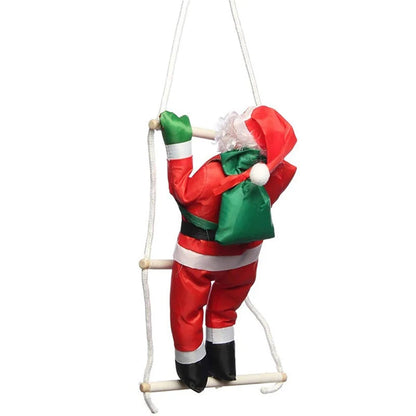 Ornement de Noël Père Noël Grimpant | Décoration Ludique en Trois Tailles