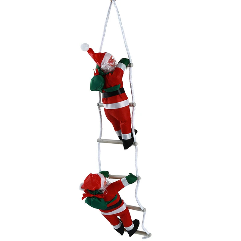 Ornement de Noël Père Noël Grimpant | Décoration Ludique en Trois Tailles