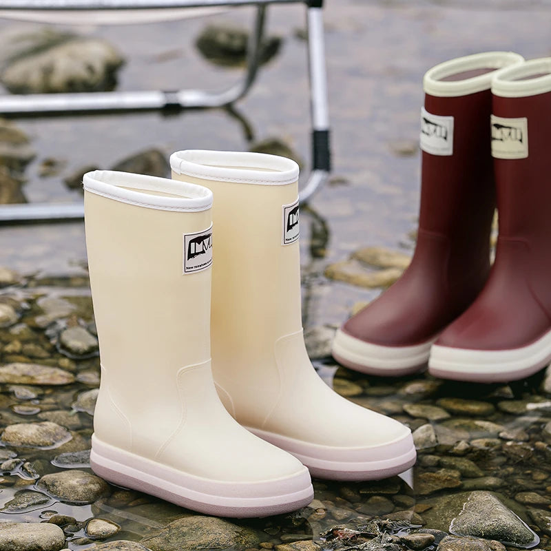 Bottes de Pluie Imperméables pour Femmes | Confort et Adhérence en Extérieur