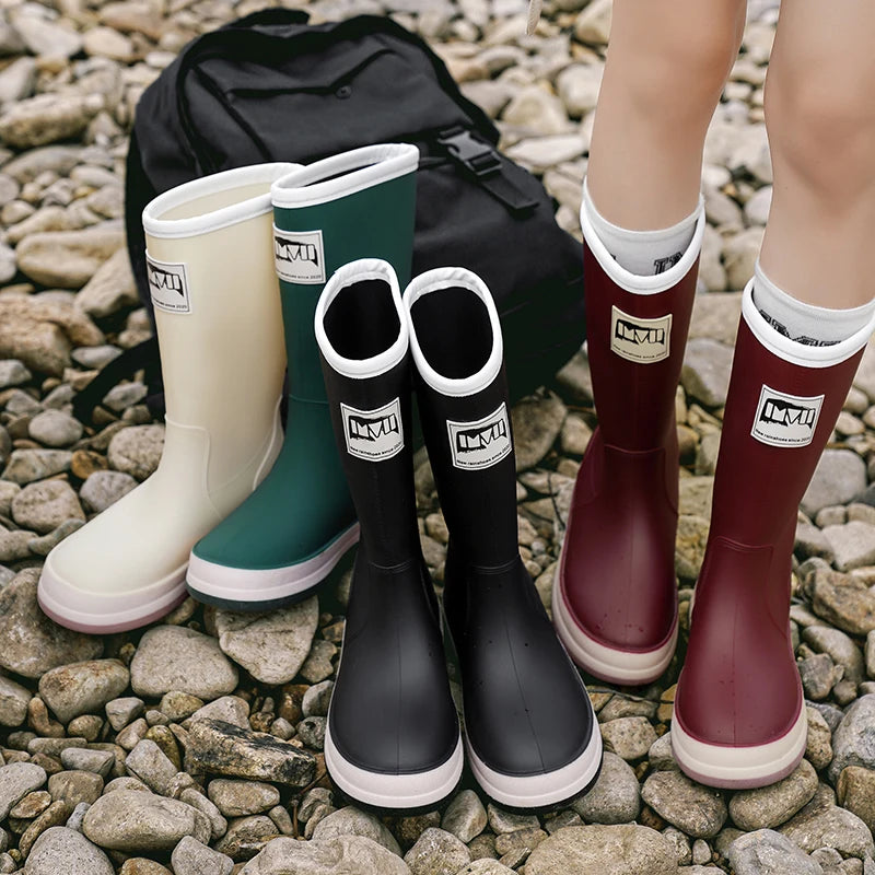 Bottes de Pluie Imperméables pour Femmes | Confort et Adhérence en Extérieur