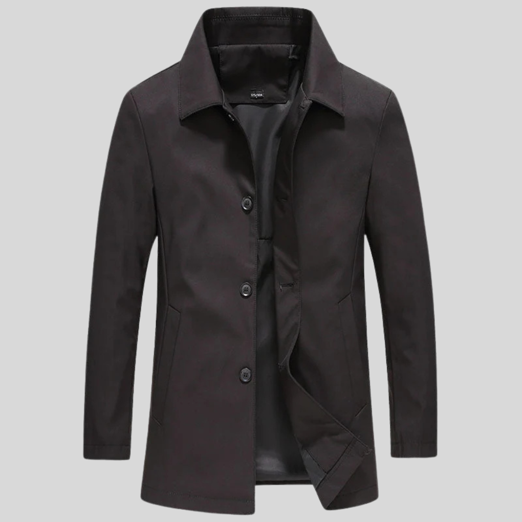 Manteau Long pour Hommes | Élégant et Coupe-Vent pour Saisons Froides