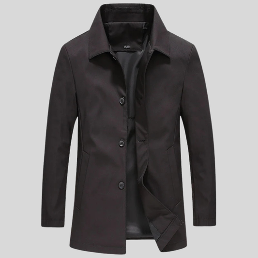 Manteau Long pour Hommes | Élégant et Coupe-Vent pour Saisons Froides