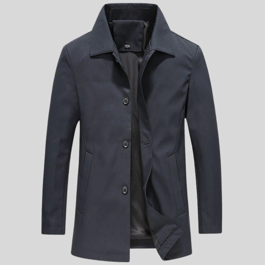 Manteau Long pour Hommes | Élégant et Coupe-Vent pour Saisons Froides