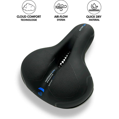 Selle de Vélo Confortable en Gel | Rembourrage Absorbant les Chocs