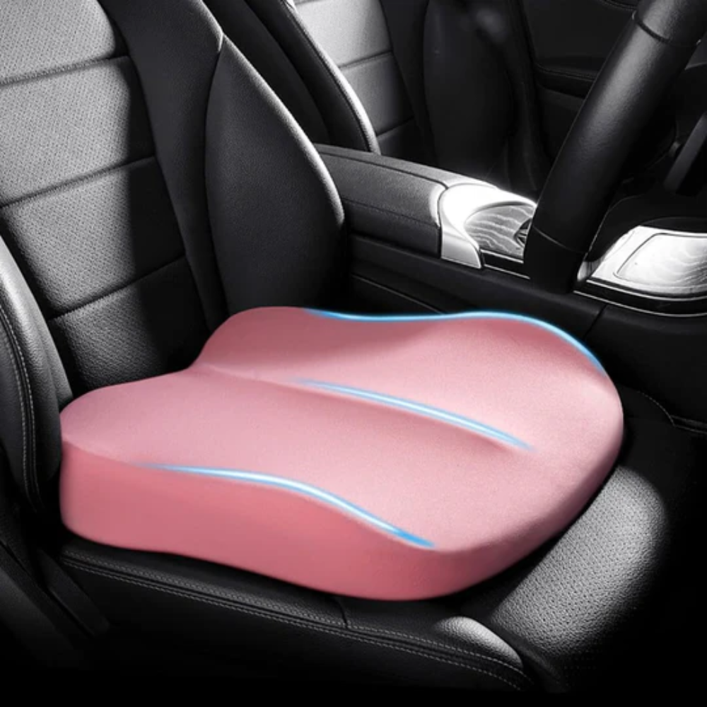 Coussin de Siège Auto Ergonomique | Confort et Soutien pour le Dos